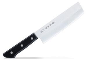 Кухненски нож Tojiro Basic Nakiri, 16.5 см, неръждаема стомана, 3-пластово острие, черен
