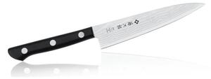 Кухненски нож Tojiro DP Damascus Petty, 13.5 см, неръждаема стомана, 37-пластова кована стомана, черен