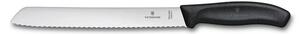 Кухненски нож Victorinox SwissClassic, за хляб, 21 см, неръждаема стомана, черен