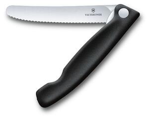 Кухненски нож Victorinox Swiss Classic, 11 см, неръждаема стомана, сгъваем, черен