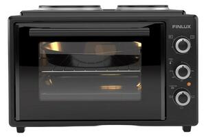 Мини готварска печка Finlux FMC-3524F, 35л. обем, 2 нагревателни зони, черна