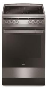 Готварска печка Amica 508CE2.30EH(XV), ток, 62 л. обем, 4 нагревателни зони, 9 функции на фурната, черна