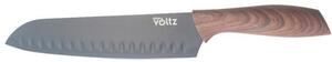 Нож сантоку Oliver Voltz OV51633WS, 18 см, кафяв