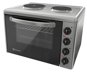 Мини готварска печка Елдом 203VF-NEW, 38л. обем на фурната, 3400 W, инокс