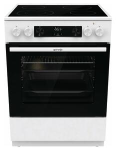 Готварска печка Gorenje GECS6C70WC, електрическа, клас A, 4 нагревателни зони, 71 л. капацитет на фурната, 11 функции, MultiAir технология, бяла