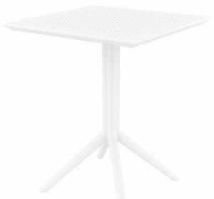 Градинска маса RFG Folding, 600 x 600 x 740 mm, пластмаса, сгъваема, бяла