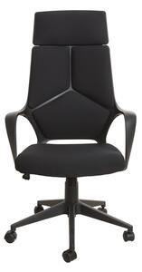 Директорски стол Force Black, дамаска, черен