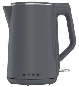Електрическа кана AENO EK4, 200W, вместимост 1.5л, двойни стени, сива