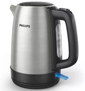 Електрическа кана Philips HD9350/90, вместимост 1.7 литра, 2200W, скрит нагревател, инокс