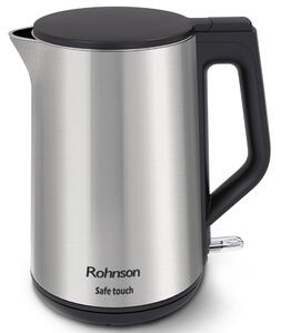 Електрическа кана Rohnson R-7530, вместимост 1.5 l, 2200W, сребриста