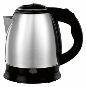 Електрическа кана Rosberg R51230J, 1 л, 1500W, черно-сива
