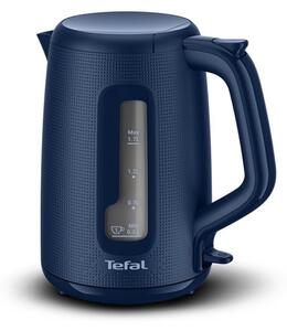 Електрическа кана Tefal KO2M0410, вместимост 1.7 литра, с филтър, 2400W, синя