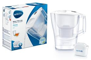 Кана за вода Brita ALUNA COOL MEMO, 2.4 литра, пластмаса мемо индикатор, прозрачна