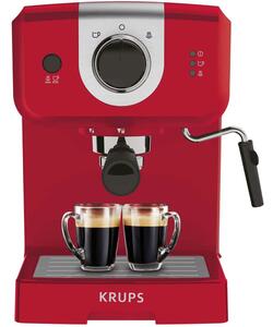 Кафемашина еспресо Krups XP320530, 1025W, 15 bar, 1.5 l. обем на резервоара за вода, червена