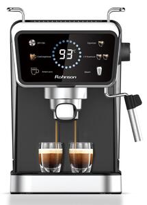 Кафемашина еспресо Rohnson R-98015, 1350W, 20 bar, 1.5 l. обем на резервоара за вода, защита от свръхналягане, черна