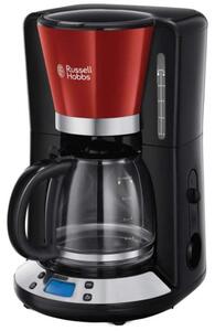 Кафемашина с кана Russell Hobbs Victory 24031-56, 1100W, технология Whirltech, таймер, червен/черен