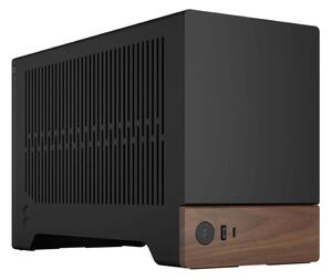Кутия Fractal Design Terra Graphite, Mini-ITX, 1x USB 3.2 Gen 2 Type-C, 1x USB 3.0, черна, без захванване