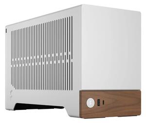 Кутия Fractal Design Terra Silver, Mini-ITX, 1x USB 3.2 Gen 2 Type-C, 1x USB 3.0, сребриста, без захванване