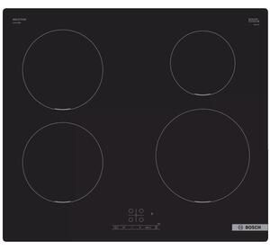 Плот за вграждане Bosch PUE611BB5E, 4 нагревателни зони, индукционен, сензорно управление, PowerBoost, TouchSelect, ReStart, черен