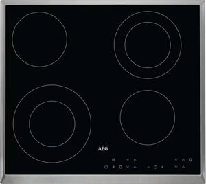 Плот за вграждане AEG HK634021XB, 4 нагревателни зони, защита за деца, таймер, черен