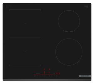 Индукционен плот за вграждане Bosch PVS631HB1E SER6, 4 нагревателни зони, 17 степени на мощност, DirectSelect, CombiZone, QuickStart, черен