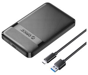 Кутия 2.5" (6.35 cm), Orico 2577C3-V1-BK, за 2.5" HDD, USB Type-C, черна