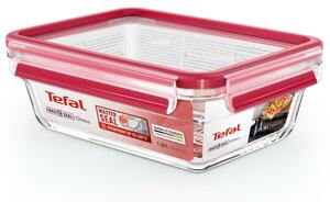 Кутия за храна Tefal N1041010, стъклена, 1.3 л. капацитет, прозрачна