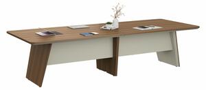 Заседателна маса RFG Elmaz (DG15-C0132), 3200 x 1200 x 760 mm, ПДЧ плот, меламиново покритие, дъб