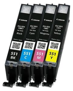 КОМПЛЕКТ ЗА CANON PIXMA IP 7250, PIXMA MG 5450, PIXMA MG 6350 - BK/C/M/Y Multipack - CLI-551BK/C/M/Y - P№BS6509B009AA