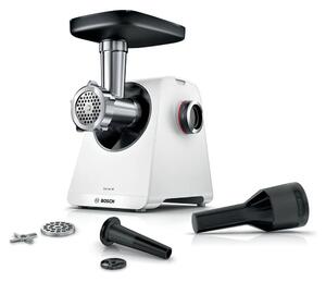 Месомелачка Bosch MFWS420W, 2.5 кг. капацитет, функция обратен ход, 2 скорости, 1900W, бяла