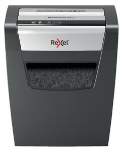 Шредер Rexel Momentum X410, до 10 листа А4, раздробява хартия, кошче за отпадъци с обем 23 литра