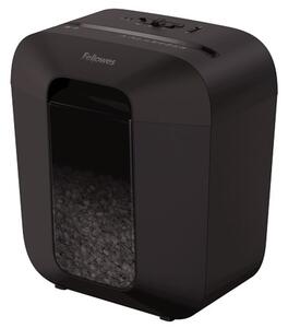 Шредер Fellowes Powershred LX25M, до 6 листа А4 ръчно, раздробява карти/хартия/телчета/кламери, Mini-Cut, кошче за отпадъци с обем 11.5 литра