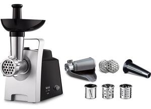 Месомелачка Tefal HV 7IN1 NE109838, капацитет 1.7кг/мин, обратно въртяща функция, 2 приставки, 1400 W, черна