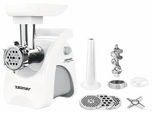 Месомелачка Zelmer ZMM9801B, капацитет на смилане 3 kg в минута, функция обратен ход, 2200W, бяла