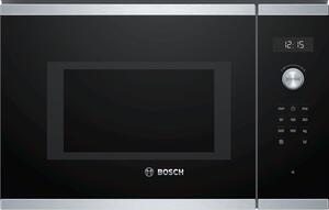 Микровълнова фурна Bosch BFL554MS0 SER6, за вграждане, електронно управление, 900W, 25л. обем, 5 степени на мощност, AutoPilot 7, бяла
