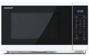 Микровълнова фурна Sharp YC-MG252AE-W, с грил, електронно управление, 900W, 25л. обем, 11 степени на мощност, бяла