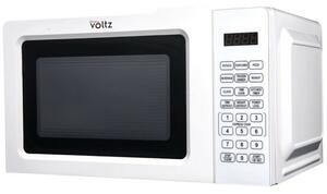 Микровълнова фурна Oliver Voltz OV1443D, механично управление, 750W, 20л. обем, 10 степени на мощност, функция размразяване, бяла