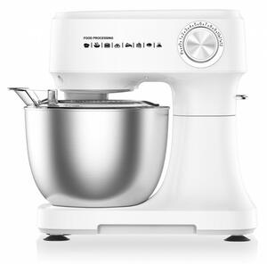 Миксер Oliver Voltz OV51115I, 600W, 12 степени на работа, 3500ml обем на купата, бъркалка за тесто, бял