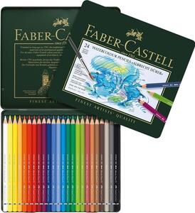 Цветни моливи Faber-Castell Albrecht Durer, различни цветове, 24 бр., метална кутия