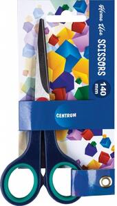 Ножица Centrum, 14 cm, с зелени дръжки