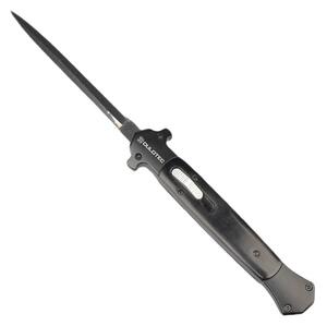 Нож Dulotec K186A, неръждаема стомана, 145 мм, с плъзгач, черен