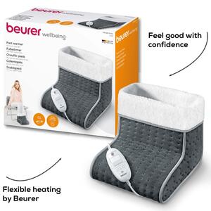 Електрическа грейка за крака Beurer FW 20 Cosy, 100W, 3 степени на мощност, сива