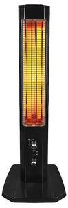 Кварцова печка Crown CMH-2300, 2300W, автоматичен термостат, защита от прегряване и преобръщане, черна