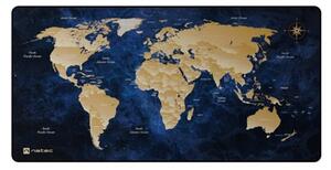 Подложка за мишка Natec World Deep Map MAXI, водоустойчива, лилава, 800 x 400 x 2.5 мм