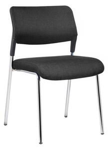 Посетителски стол RFG Evo 4L M, черен, 5 броя в комплект