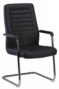 Посетителски стол RFG Sit M, черен, 2 броя в комплект