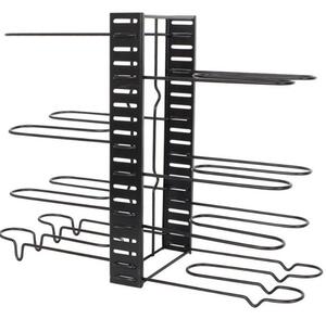 Поставка за тигани Kinghoff KH 1640, 8 нива, метал, черна