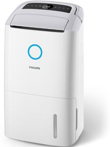 Обезвлажнител на въздух Philips DE5305/11, 245W, 4l резервоар, 3 скорости, таймер, подходящ за помещения с площ до 270m², бял
