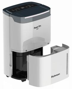 Обезвлажнител Rohnson R-9150, 750 W, 7 l резервоар, подходящ за помещения с площ до 200 м², ниско ниво на шум, функция памет, бял