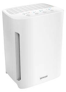 Пречиствател на въздух Sencor SHA 6400WH-EUE3, 60W, подходящ за помещения с площ до 15m², 3 скорости, HEPA 13 филтър, UV светлина, бял